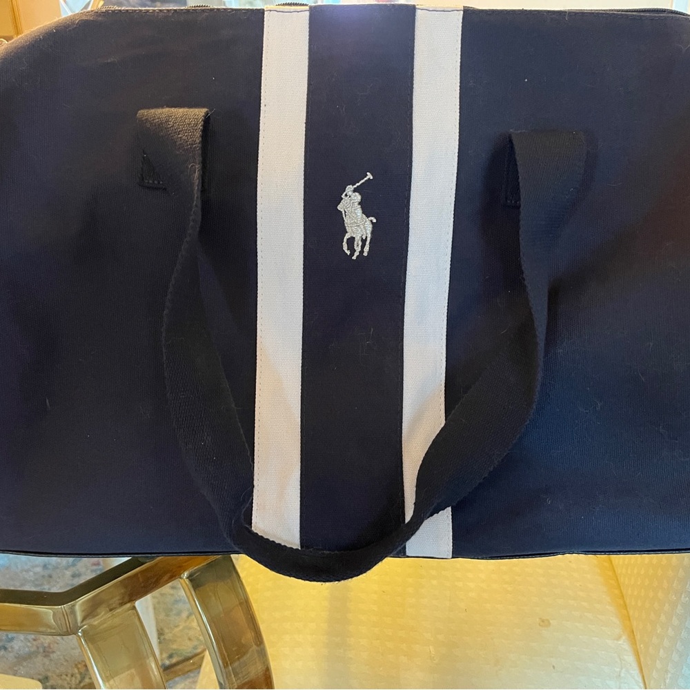 Polo Ralph Lauren Navy Duffle Bag Fragrance Collection